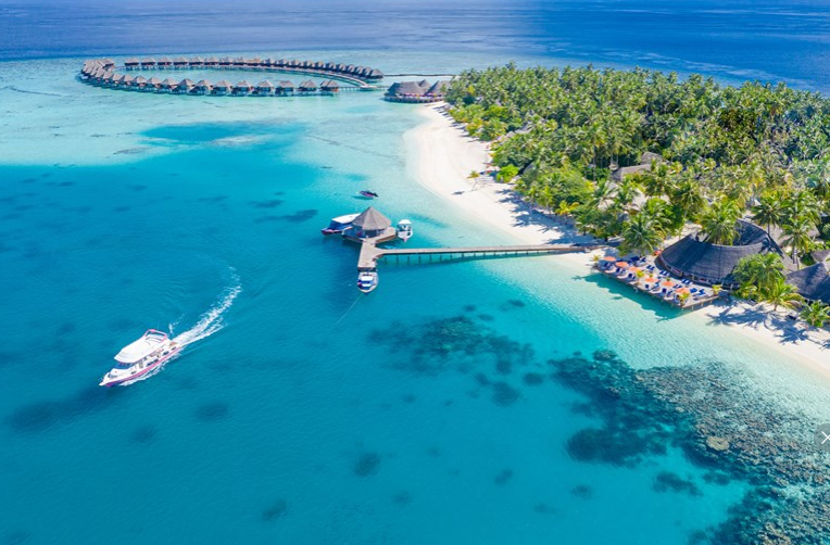 Arrival in Maldives